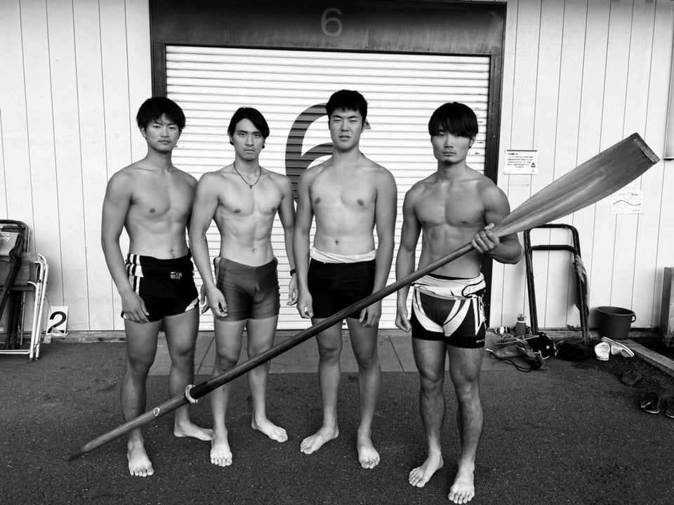 日体大 日本体育大学男子ボート部 ローイングスーツ L L-