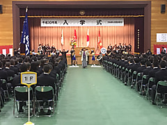 日本体育大学荏原高等学校入学式