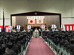 日本体育大学桜華高等学校卒業式