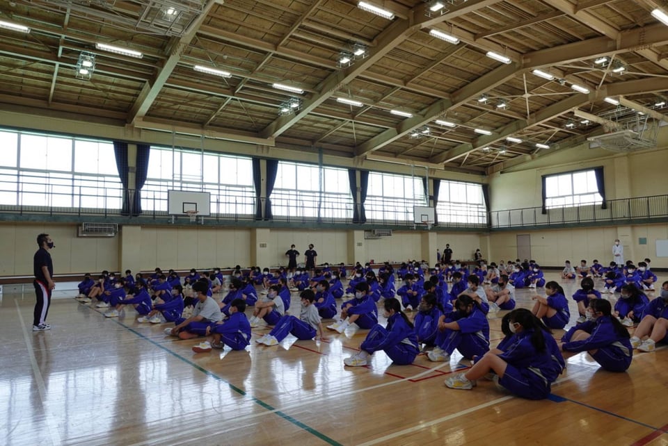 世田谷区立尾山台中学校に行って参りました 体操部
