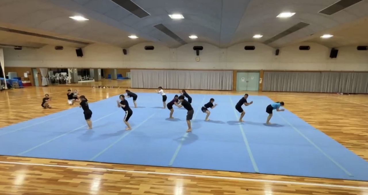 国内組の演技発表🤸‍♀️
