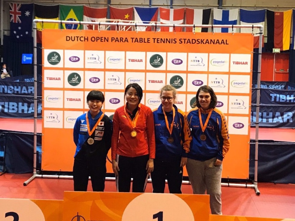友野　ITTFパラオランダオープン準優勝！！