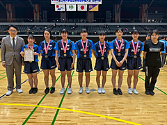 ２０２６年 第９５回全日本大学総合卓球選手権大会(団体の部)　女子団体準優勝！