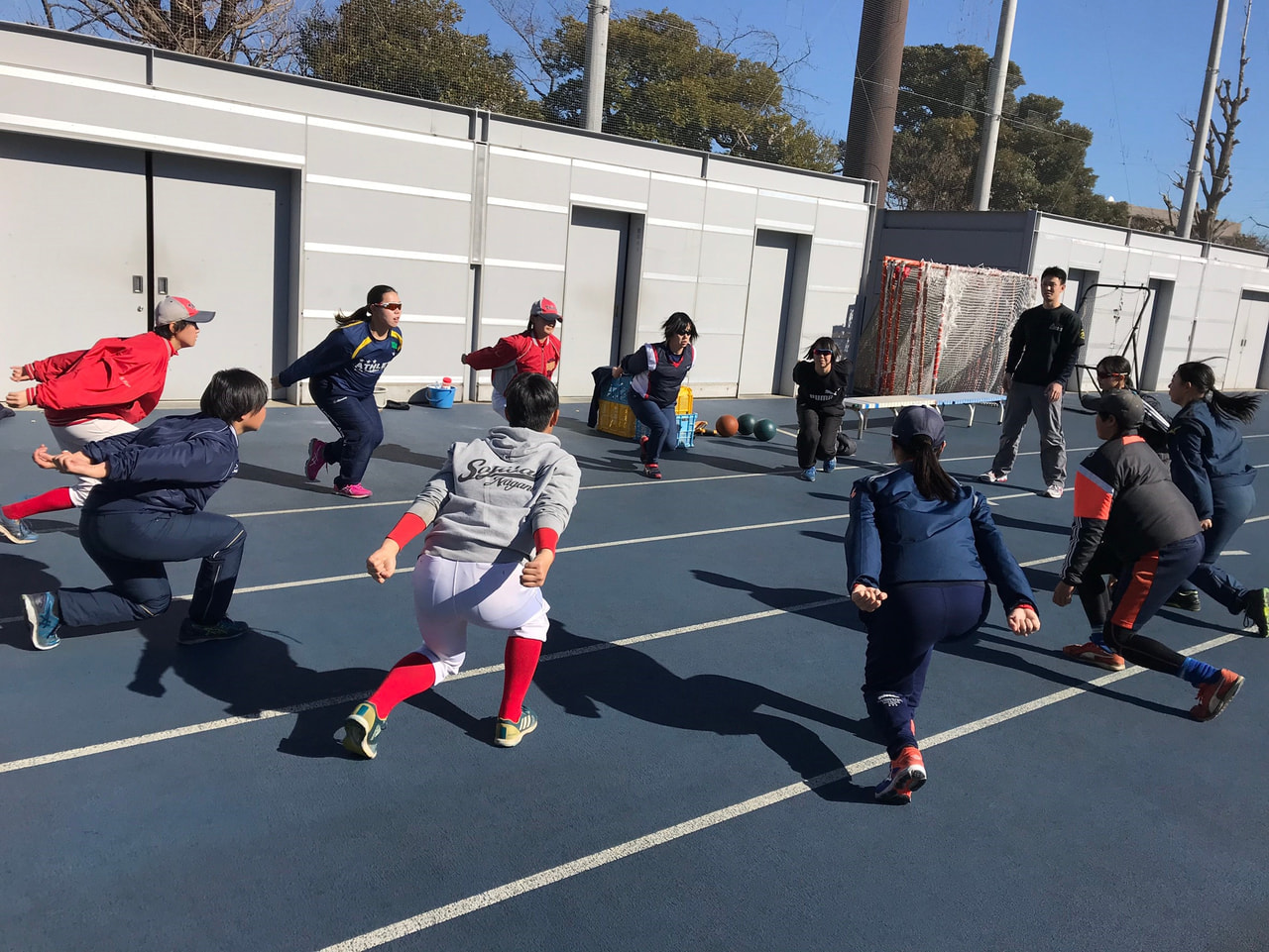 【女子】湘南学院、帝京第三高校   合同練習