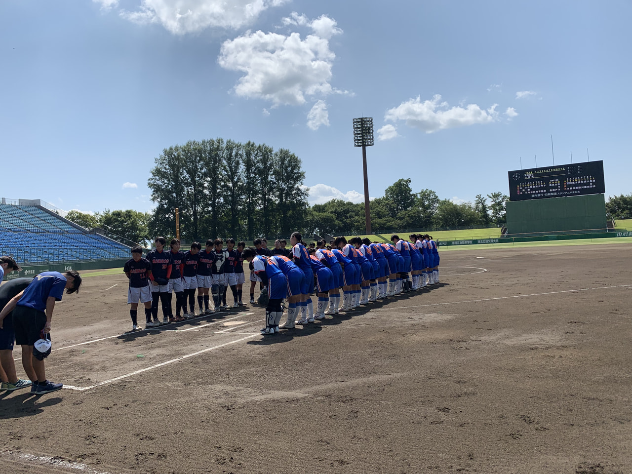 【女子】練習試合  vs 東北福祉大学、山形県少年女子
