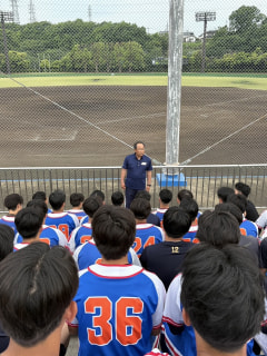 【男子】鈴木会長より激励の言葉 