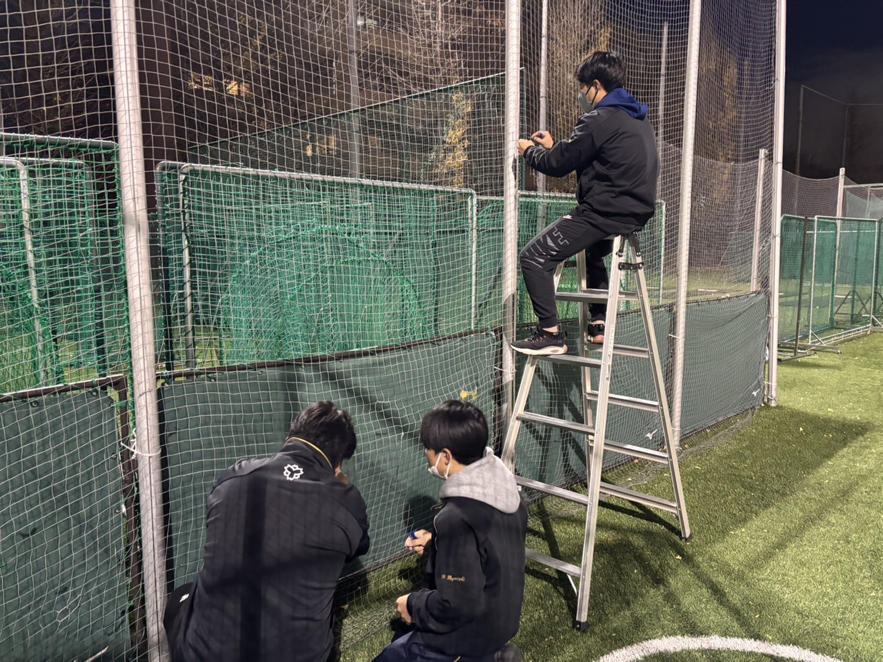 【男女部】大掃除開始