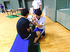 全日本学生レスリング選手権大会 救護 3日目