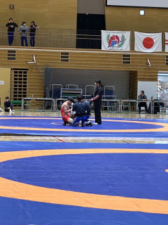 東日本学生レスリング選手権大会 1日目