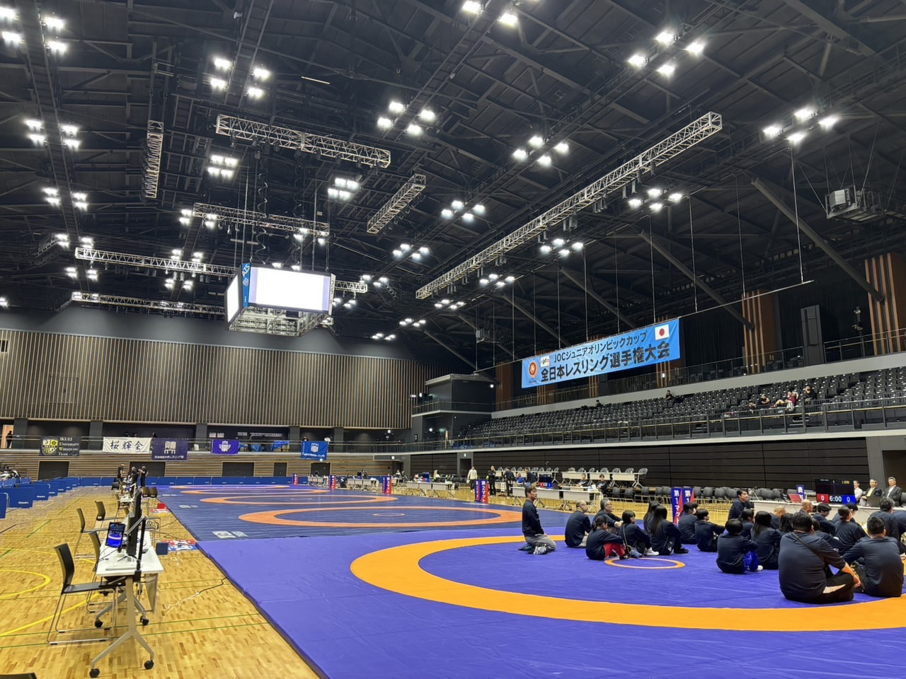 令和7年度 JOCジュニアオリンピックカップ全日本ジュニアレスリング選手権大会1日目